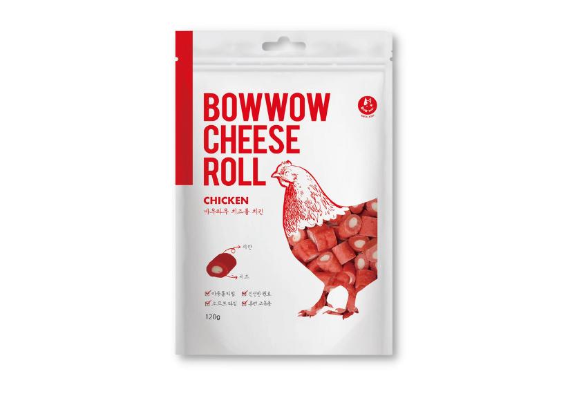Bowwow - Phô Mai Cuộn 120g (Thịt Gà)