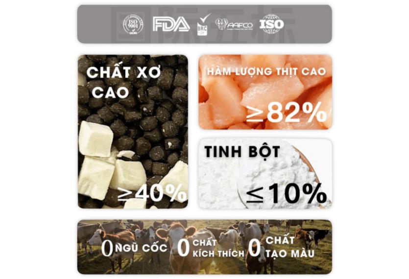 Tebcity E1 - Hạt Mèo 1.5kg (Hỗn Hợp Cá, Thỏ & Topping Gà)