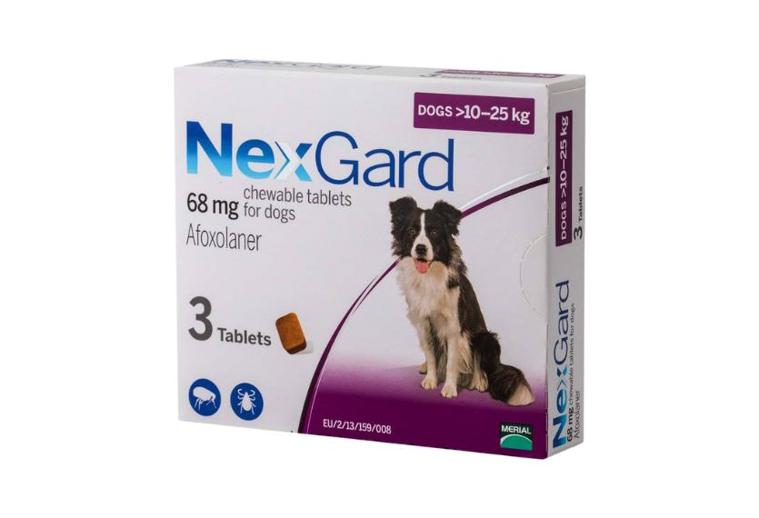 Nexgard - Viên Nhai Trị Ve Rận (Chó 10 - 25kg)