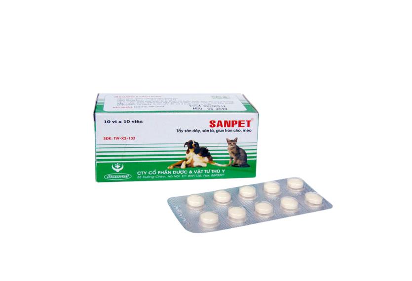 Sanpet - Thuốc Sổ Giun Chó & Mèo