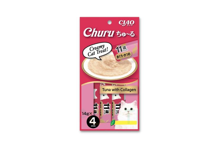 Ciao Churu - Súp Thưởng Cho Mèo 56g (Cá Ngừ & Collagen)