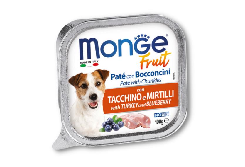Monge Fresh - Pate Chó 100g (Gà Tây & Việt Quất)