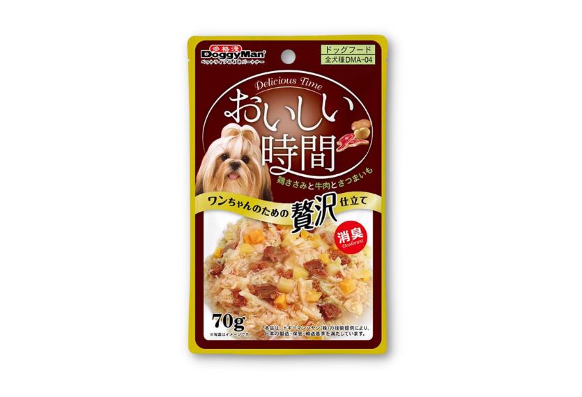 Doggyman - Thịt Gói Cho Chó 70g (Gà Với Bò & Khoai Lang)