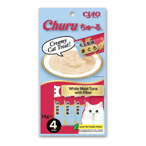 Ciao Churu - Súp Thưởng Cho Mèo 56g (Cá Ngừ & Chất Xơ)