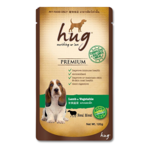 Hug - Pate Gói Cho Chó 120g (Thịt Cừu & Rau Củ)